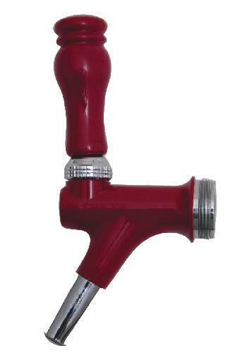 PL BURGUNDY FAUCET W/TAP HANDLE