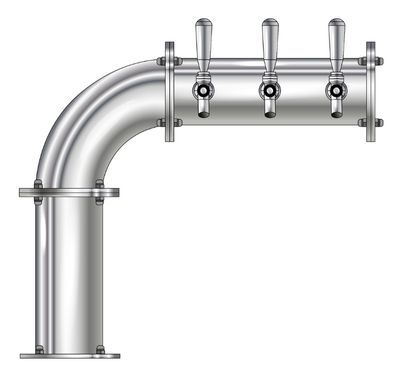 3 TAP(4"OC)POLISHED SS LINX L7 CH-MX CLD
