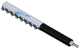 8 TAP(4"OC)4"DIA PIPE-SIDE EXIT CARTRIDGE-GLYCOL COOLED