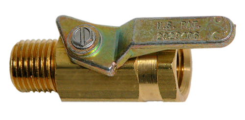 BRASS 1/4" NPT x 1/4" FPT BALL VALVE