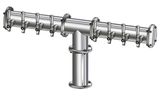 8 TAP(4"OC)POLISHED SS CONDOR "T" CH-MX CLD