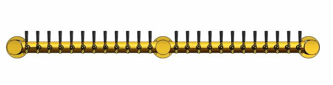 24T PVD METRO WALL MT "M" CLD-NO TAPS