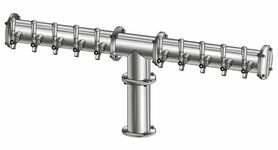 10 TAP(4"OC)POLISHED SS CONDOR "T" CH-MX AIR