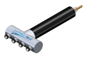 4 TAP(3"OC/4"D)WALL MT-CTR BK X CARTRIDGE GLYCOL COOLED