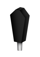 BLACK MINI MAGNUM (CHR) TAP HANDLE
