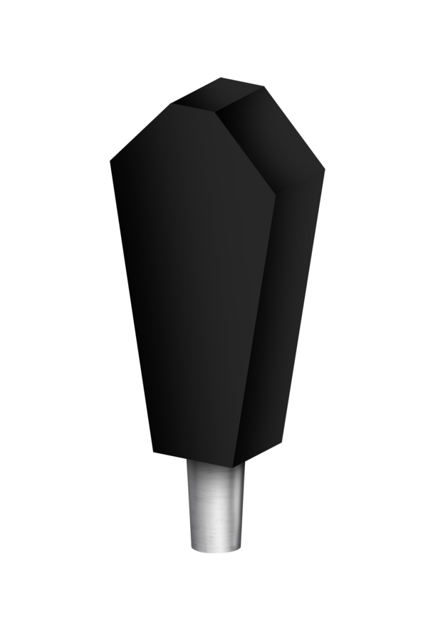BLACK MINI MAGNUM (CHR) TAP HANDLE