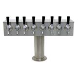 8 TAP BRUSHED SS[4"D]T-TOWER AIR COOLED