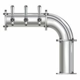 3 TAP(4"OC)POLISHED SS LINX R7 CH-MX CLD