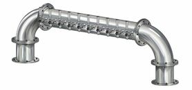 10 TAP BRUSHED SS 6" Dia. GOLDEN GATE "U" TOWER CLD