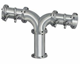 4 TAP(4"OC)BRUSHED SS ALBATROSS CH-MX CLD