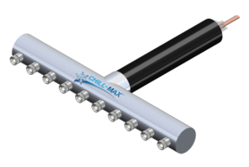 10 TAP(3"OC/4"D)WALL MT-CTR BK X CARTRIDGE-GLYCOL COOLED