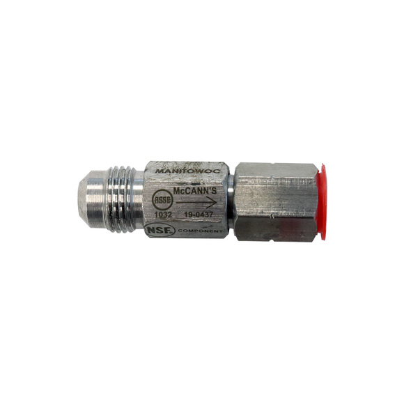 MC 3/8" MFL DBL BALL CHECK VALVE