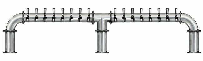 16 TAP(4"OC)BRUSHED SS LIONS GATE 3P CH-MX CLD