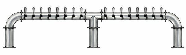 16 TAP(4"OC)BRUSHED SS LIONS GATE 3P CH-MX CLD