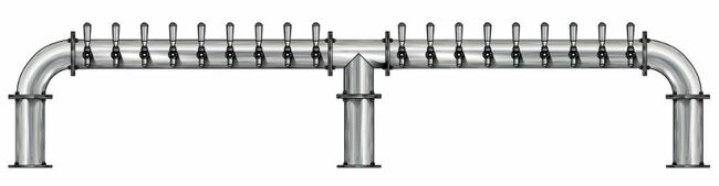 18 TAP(4"OC)BRUSHED SS LIONS GATE 3P CH-MX CLD