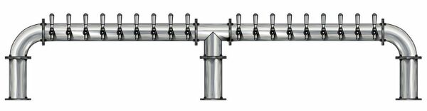 18 TAP(4"OC)BRUSHED SS LIONS GATE 3P CH-MX CLD