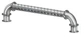 16 TAP BRUSHED SS 6" Dia. GOLDEN GATE "U" TOWER CLD
