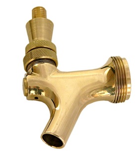 USA PVD BRS FAUCET W/BRS LEVER