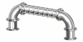 8 TAP POLISHED SS 6" Dia. GOLDEN GATE "U" TOWER CLD