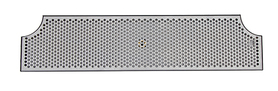 34" x 8" (2 x Cut-Outs) BRUSHED SS DRIP TRAY WITH DRAIN