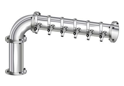 6 TAP(4"OC)POLISHED SS LINX L7 CH-MX AIR