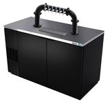 58"- 6 TAP MATTE BLACK LIONS GATE "U" CH-MX CLD KIT