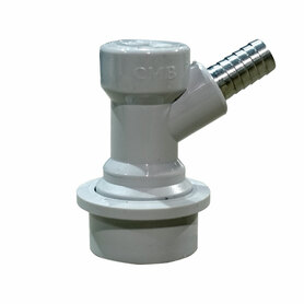 BALL LOCK GAS QUICK DISCONNECT 3/8" BARB FITTING