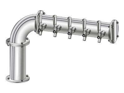 5 TAP(4"OC)POLISHED SS LINX L7 CH-MX AIR