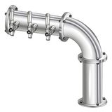 3 TAP(4"OC)POLISHED SS LINX R7 CH-MX AIR