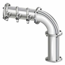 3 TAP(4"OC)POLISHED SS LINX R7 CH-MX CLD