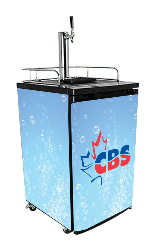 CBS BR(3S)1T KEGERATOR W/TAPPING KIT & TANK