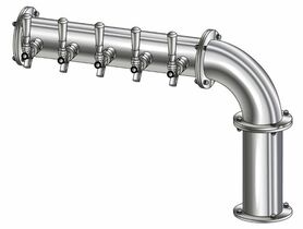 5 TAP(4"OC)POLISHED SS LINX R7 CH-MX CLD