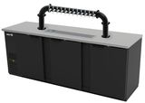 94"- 12 TAP MATTE BLACK LIONS GATE "U" CH-MX CLD SPRAY KIT
