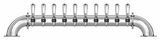 10 TAP POLISHED SS LOW BRIDGE TOWER AIR COOLED