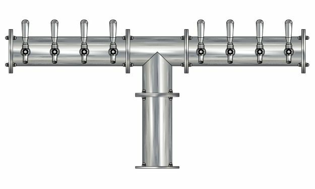 8 TAP(4"OC)BRUSHED SS CONDOR "T" CH-MX AIR