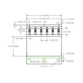 6 TAP BSS 18" SPRAY KRONOS GLYCOL COOLED