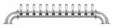 12 TAP POLISHED SS LOW BRIDGE TOWER AIR COOLED