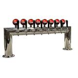 8 TAP POLISHED SS LIT PASS-THRU GLYCOL COOLED