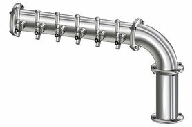 6 TAP(4"OC)POLISHED SS LINX R7 CH-MX AIR