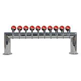 10 TAP POLISHED SS LIT PASS-THRU GLYCOL COOLED