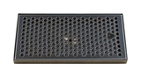 10-3/8" x 5-3/8" BRUSHED SS DRIP TRAY WITH DRAIN