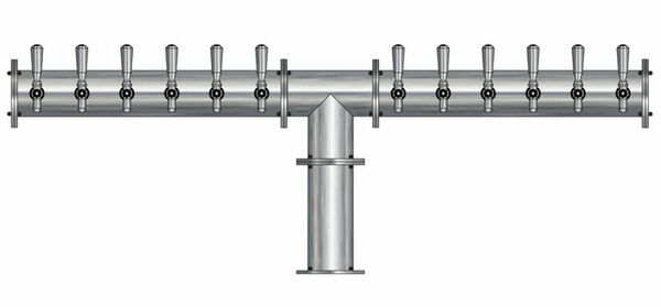 12 TAP(4"OC)BRUSHED SS CONDOR"T" CH-MX AIR