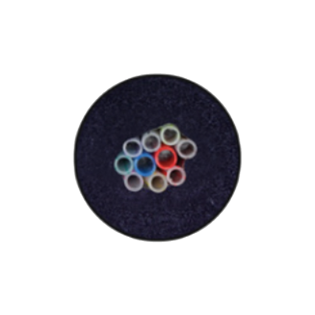 8+2 FIRE RATED JACKET PVC 5/16" ID HI GLOSS TUBES