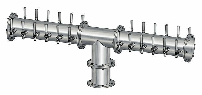 24T BSS 6" Dia.(12+12)DBL SERV. EAGLE TOWER CLD-NO TAPS