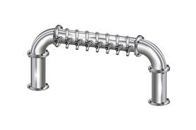 8 TAP(3"OC)POLISHED SS LIONS GATE "U" CH-MX CLD