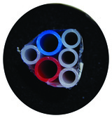 4+2 TAPED JACKET 1/4" ID DUOFLEX TUBES