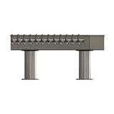 12 TAP BRUSHED SS 2P[4"D]T-TOWER GLYCOL COOLED