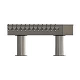 12 TAP BRUSHED SS 2P[4"D]T-TOWER GLYCOL COOLED