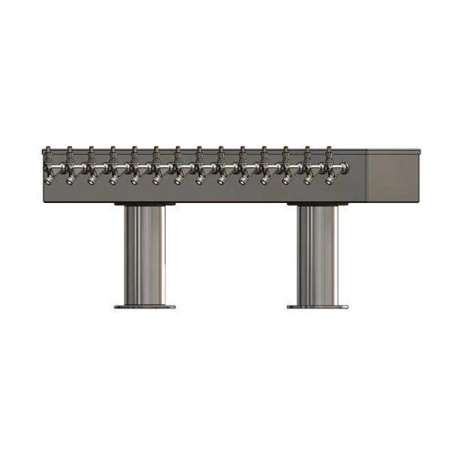 14 TAP BRUSHED SS 2P[4"D]T-TOWER AIR COOLED