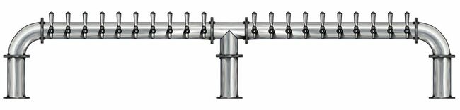 20 TAP(4"OC)BRUSHED SS LIONS GATE 3P CH-MX CLD